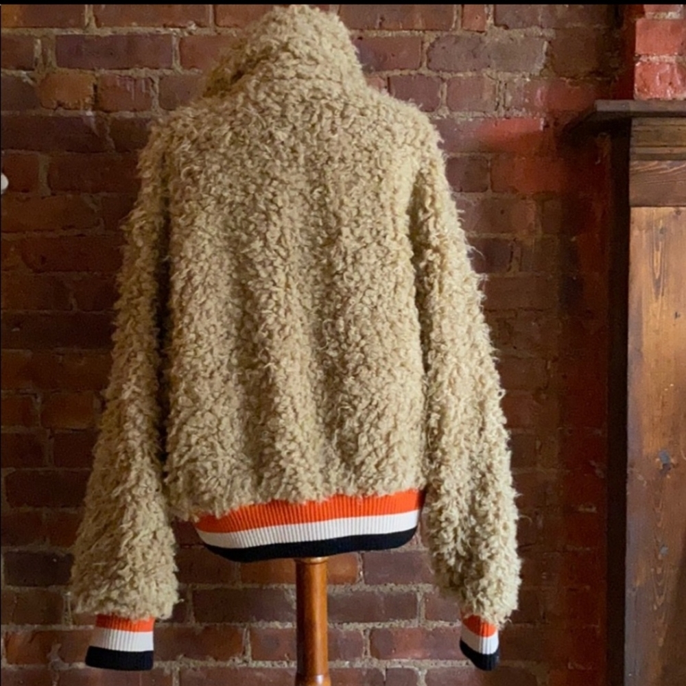 Free People Camel Teddy Jacket - Picture 5 of 11